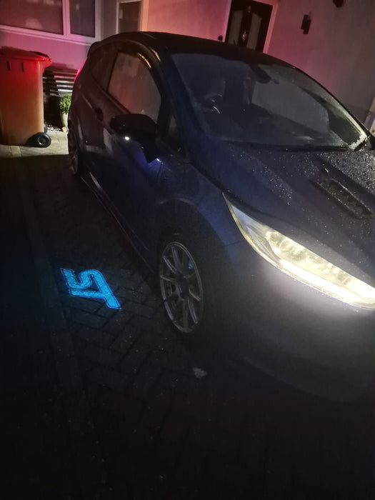 Ford Fiesta MK7 / MK7.5 - ST Logo Projector Puddle Light Replacement Units (Multiple Colours) 2013-2017