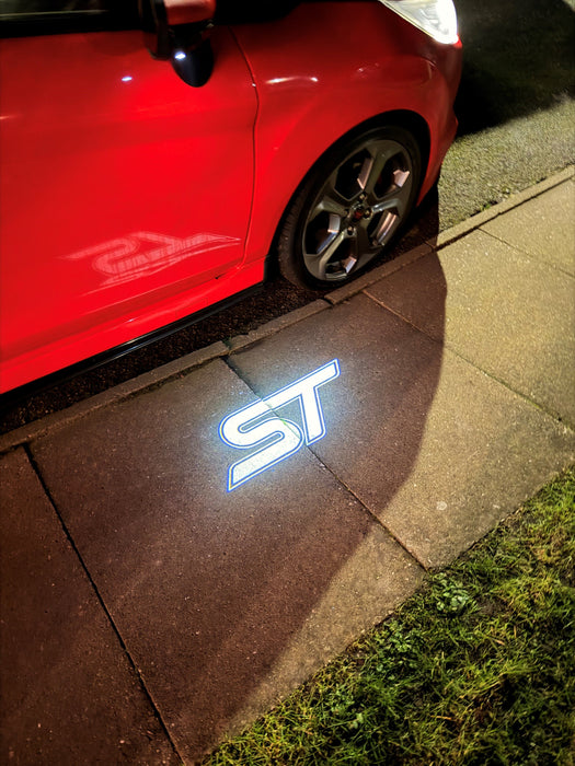Ford Fiesta MK7 / MK7.5 - ST Logo Projector Puddle Light Replacement Units (Multiple Colours) 2013-2017